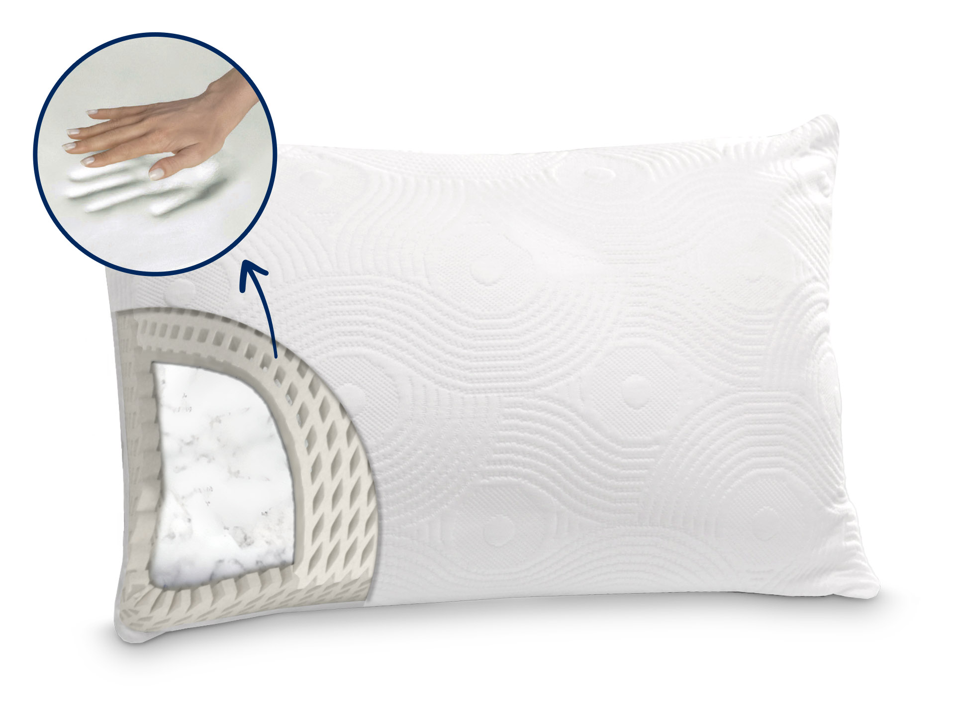 Dormeo klasický air+ smart polštár 45X65