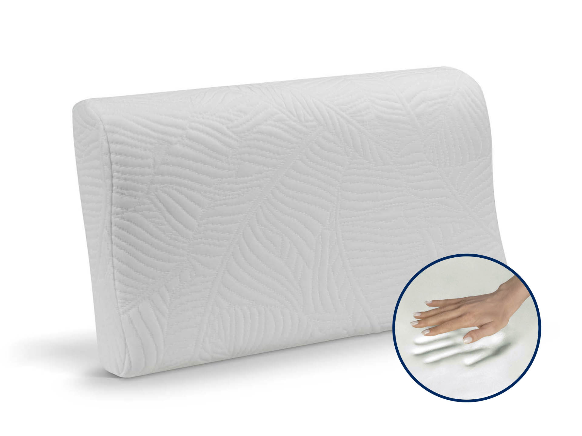 Dormeo anatomický třívrstvý polštář Memosan 30x50 cm
