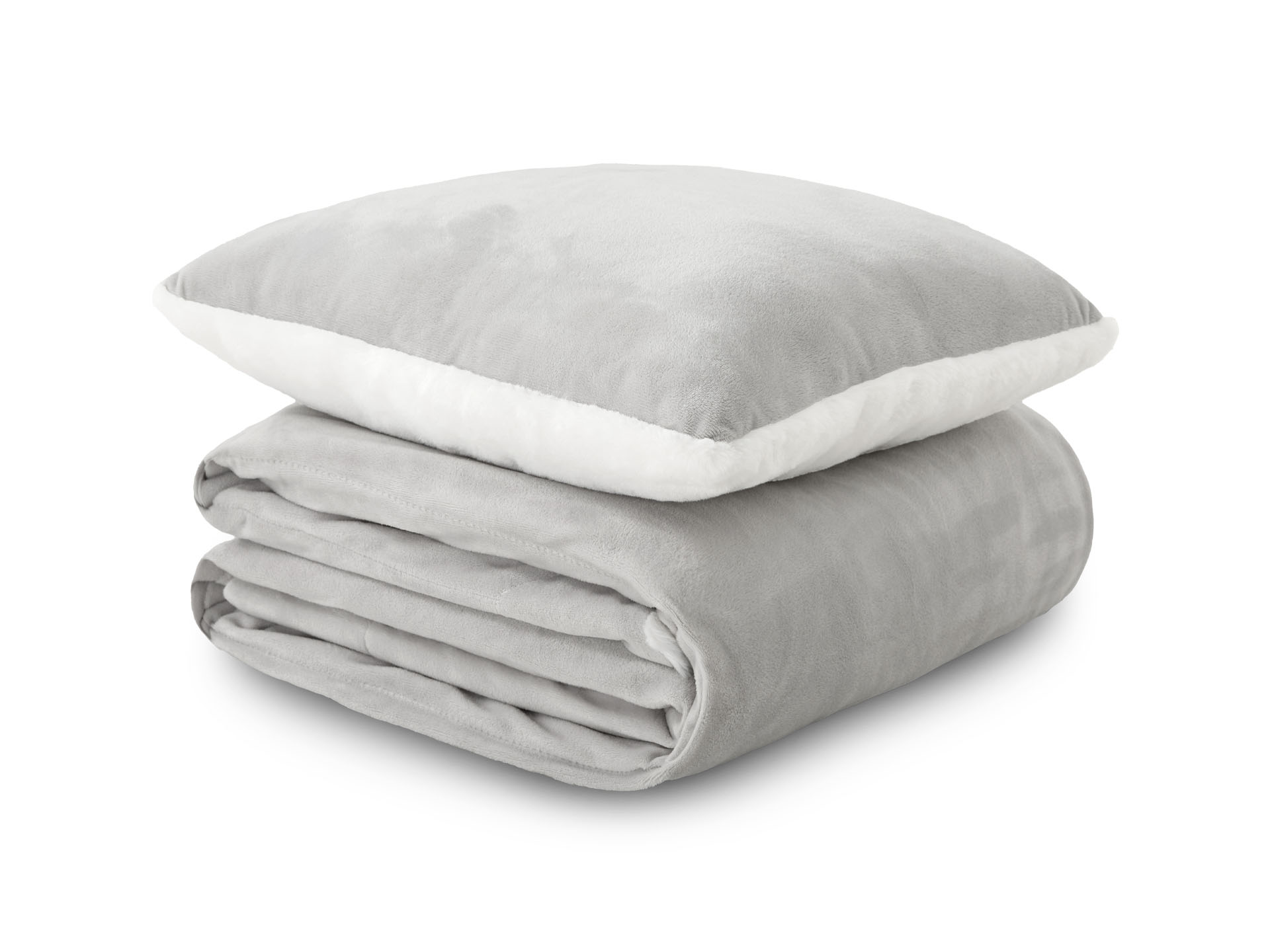 Dormeo sada warm hug šedá 130x190 cm šedá