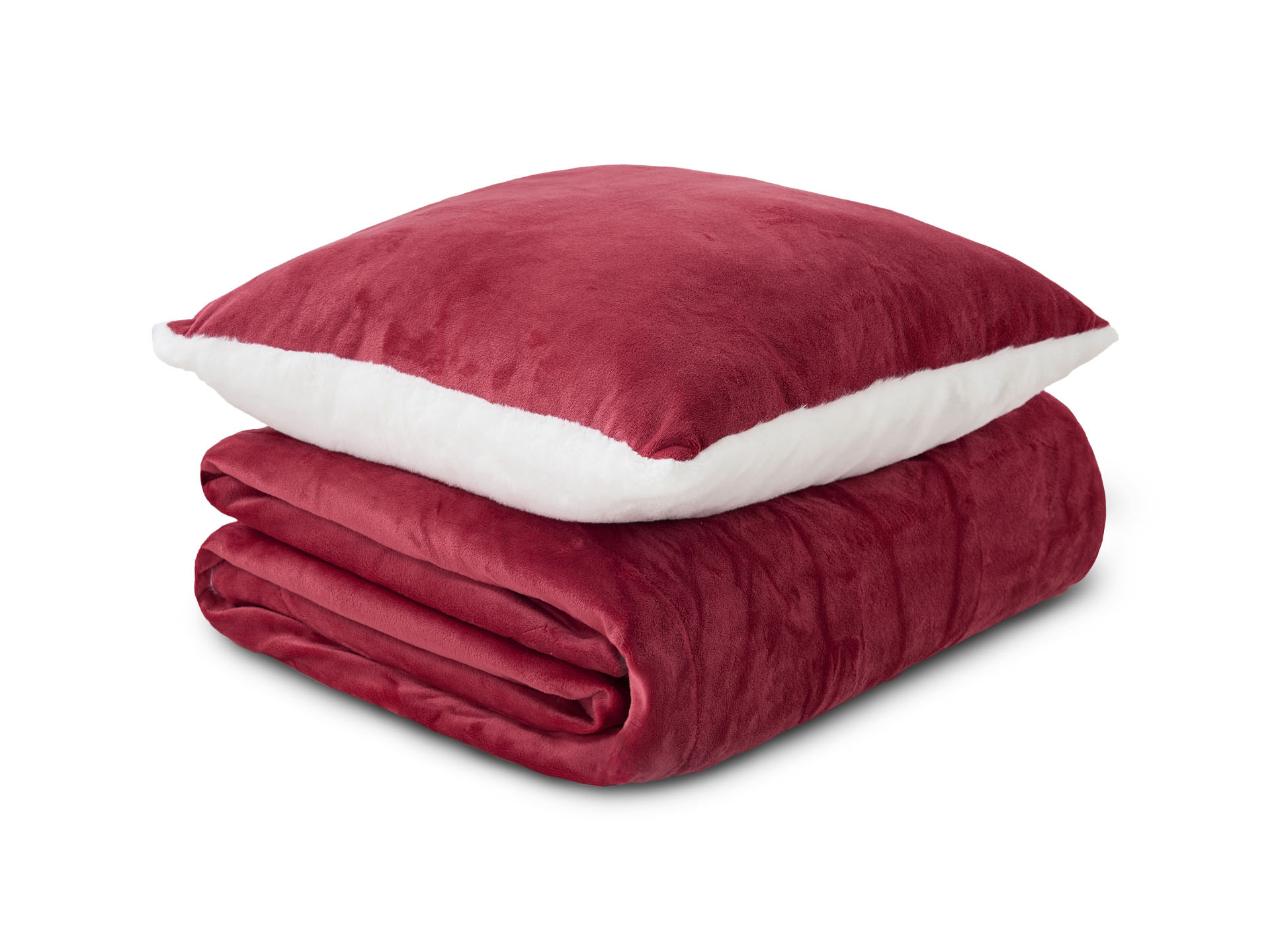 Dormeo sada warm hug červená 130x190 cm červená