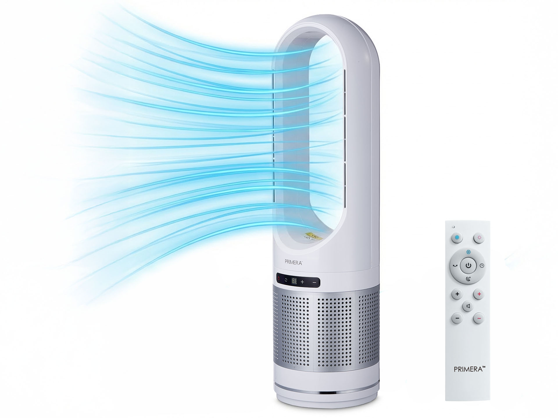 Primera čistička vzduchu a teplovzdušný ventilátor